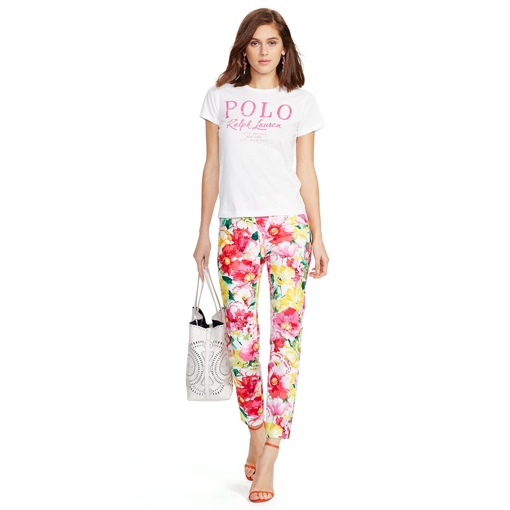 Polo Ralph Lauren Cotton Floral Capris